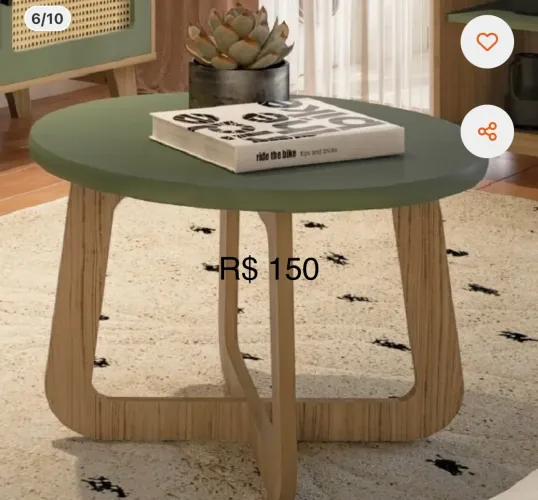Conjunto sala de TV - rack mesinha e louceiro