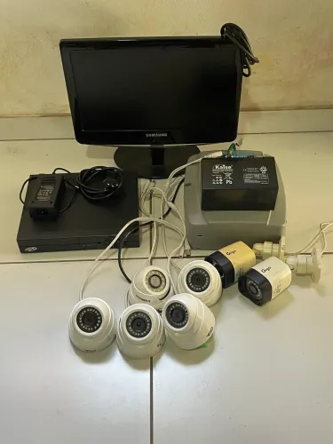 Sistema de segurança e alarme completo