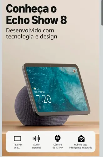 Amazon Echo Show 8 Novo na Caixa