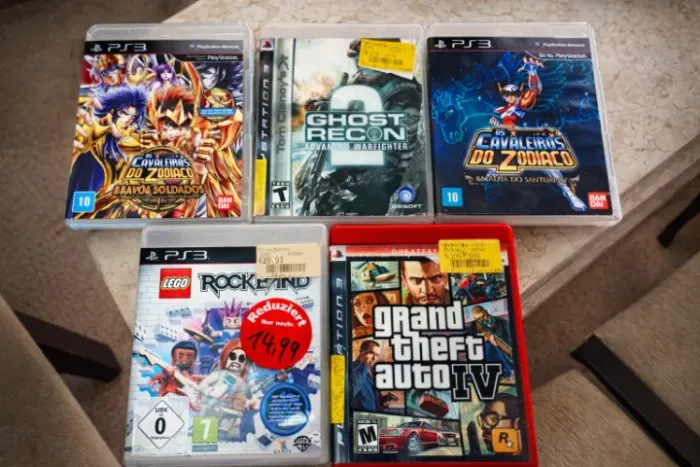 Jogos originais Playstation 3 com caixa e manual 5 unidades excelentes