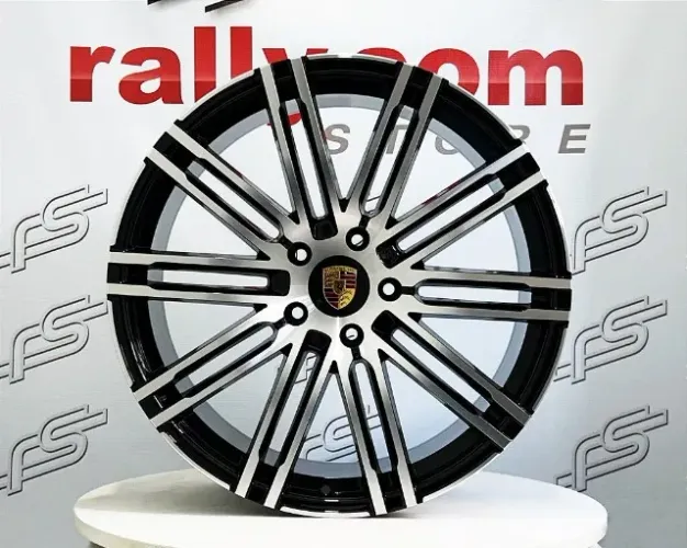 Roda Porsche Panamera  Aro: 21  Tala: 10  Furação: 5x130  Offset: 55  Cor/Acabamento: Pret