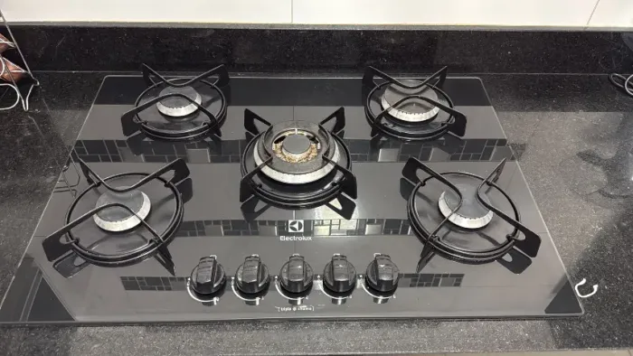 Cook top 5 bocas eletrolux tripla chama