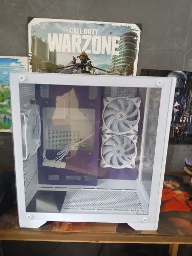 Gabinete gamer aquário 