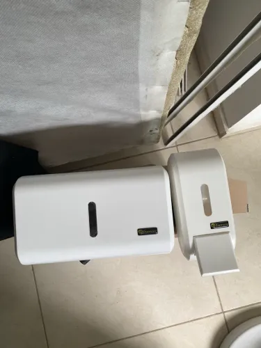 Kit porta sabonete e porta toalha papel
