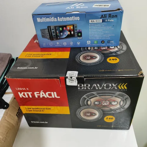 <br>Kit Som Automotivo Completo + Multimídia 5? (Bravox + Ali Ron)