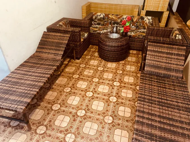 Conjunto de sofá de área de lazer