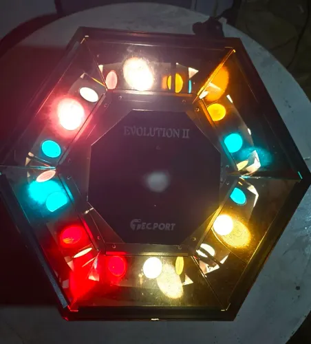 ILUMINACAO VINTAGE EVOLUTION II DJ TECPORT MH410 LINDO !!