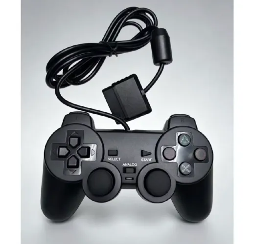 Controle novo PS2 de primeira linha funcionando perfeitamente!
