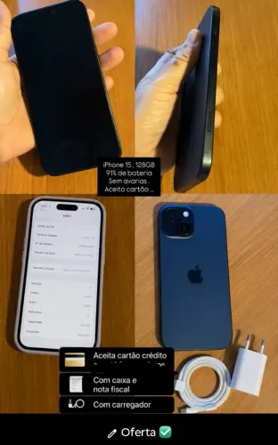 iPhone 15 semi novo