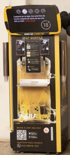 MAQUINA SELF-SERVICE DE CHOPP - OPORTUNIDADE DE RENDA EXTRA SEM FUNCIONÁRIOS