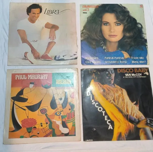 Lote 12 LPs Grandes Clássicos Vinil Raros Com Encarte