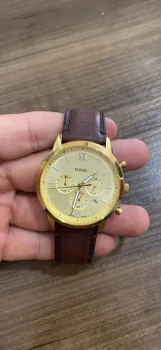 RELOGIO FOSSIL DOURADO