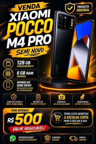 Xaomi Poço X4 pro 128gb
