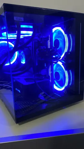 PC Gamer Novo/caixa Ddr5 B760 Tuf LGA 1700 i5 14600KF 5.3Ghz 32Gb 6000Mhz Rx7600 1T M.2 <.