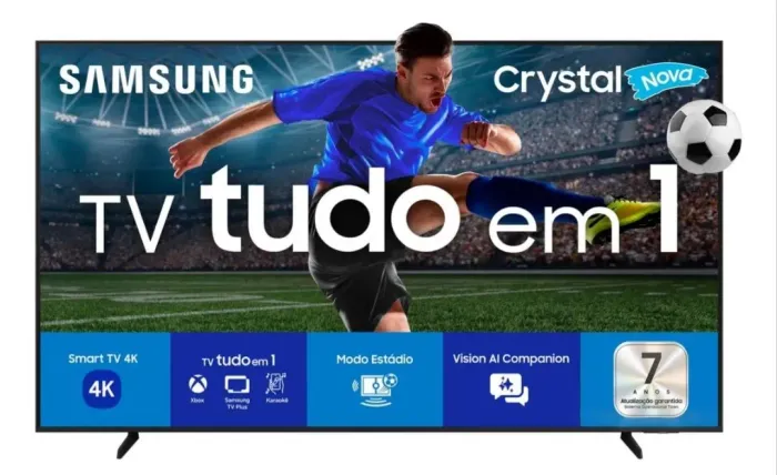 Samsung Smart Tv 55 Crystal Uhd 4k U8600f 2025, Xbox Cloud Gaming Canais Gratuitos Alexa