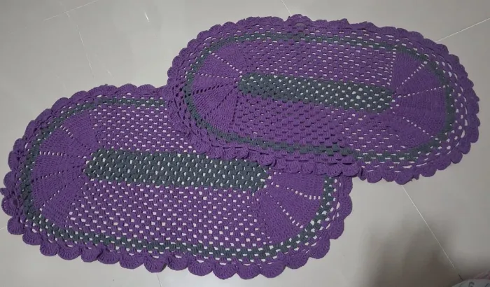 Tapete croché para cozinha