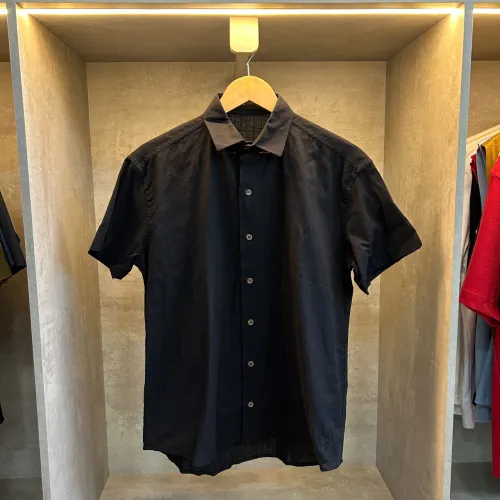 Camisa de botão em linho Hudd