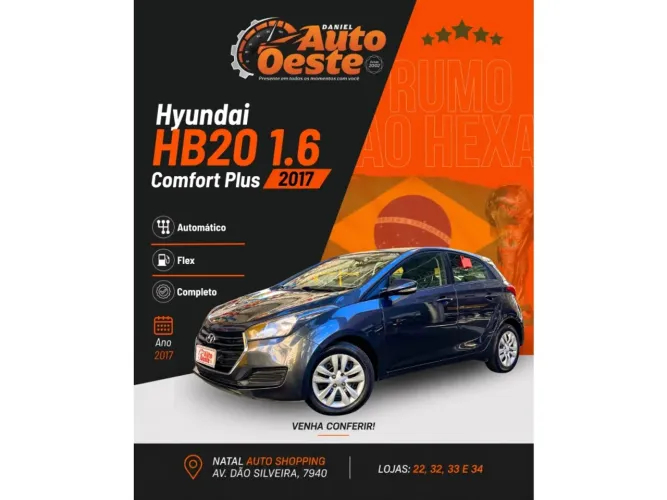 Hyundai HB20 C.style/c.plus 1.6 Flex 16V Aut. 2017