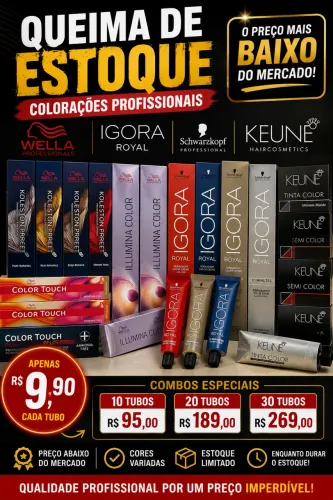 Colorações Profissionais Salão de Beleza