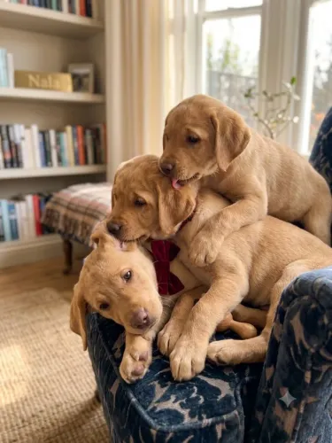 Labrador o cão inteligente