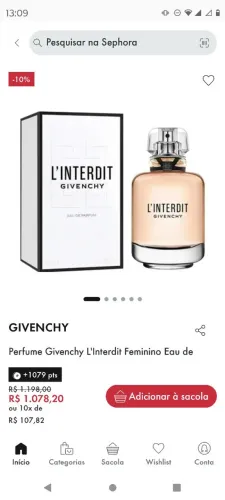 Perfume Givenchy l' interdit