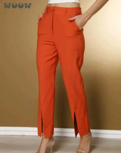 Calça feminina em viscolinho