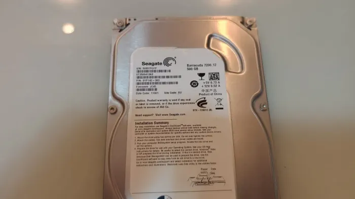 HD Disco Rígido interno Seagate Barracuda 500gb