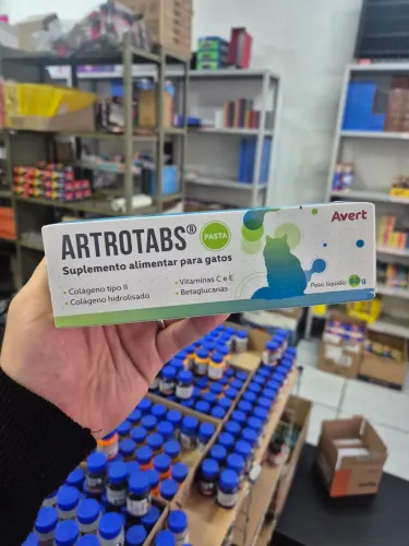 Suplemento Alimentar para Gatos Pasta Artrotabs Avert Vitaminas