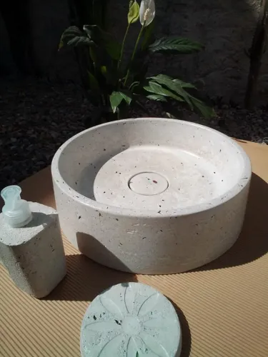 CUBA GRANELITE MARFIN COM RALO OCULTO - 30X30 CM - PURO LUXO!