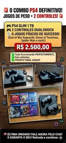 PS4 SLIM 1 TERA