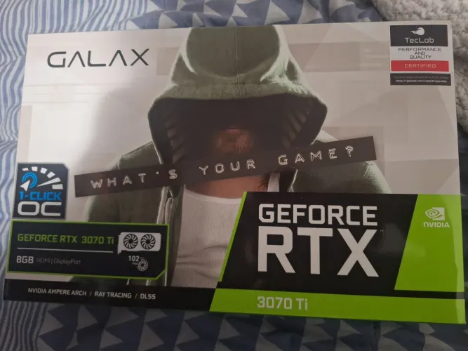 Placa de Vídeo RTX 3070ti 8GB 1-Click OC
