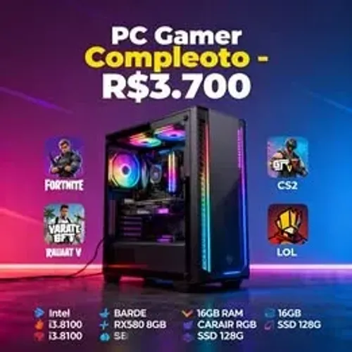 ? PC Gamer Completo - Pronto pra jogar! ?