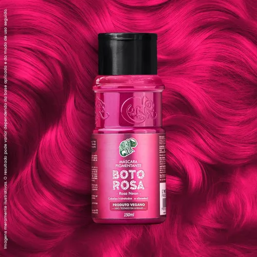Tonalizante rosa 150mL boto rosa camaleão color