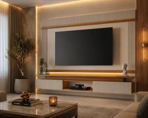 Painel para TV de até 75'  - MDF
