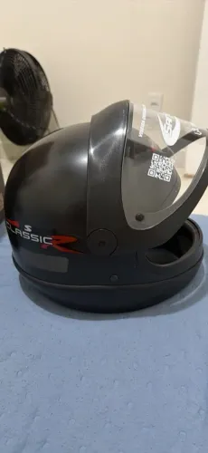 Capacete San Marino Taurus preto fosco - Tamanho 60