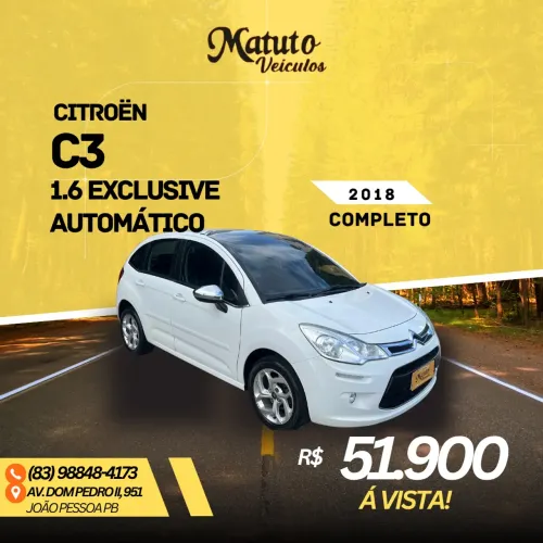 Citroen C3 Excl. 1.6 VTI Flex Start 16V 5P Aut. 2018
