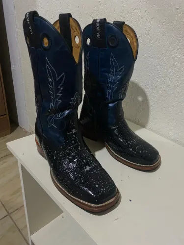 Bota Carrapeta Texana Preta