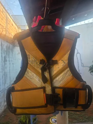 Colete Usado Para Moto-Táxi Com Forro Por Dentro Costurado