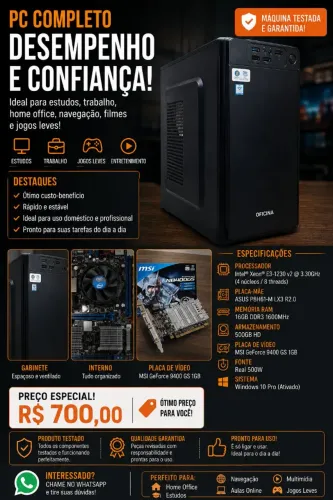 Pc xeon E3 1230v2