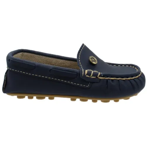 Sapato Mocassim Infantil Masculino Menino Pingo De Pé Azul 517011