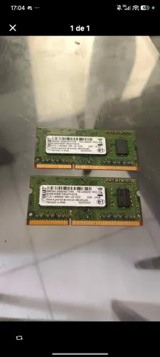 Memória ram notebook ddr3 (2x2)