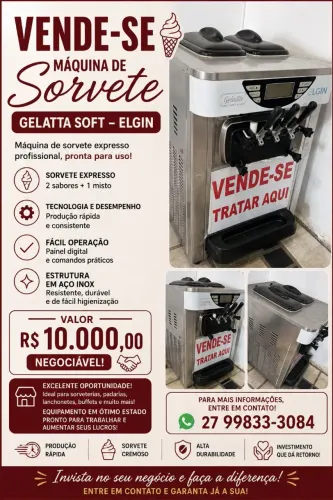 Máquina de sorvete expresso 