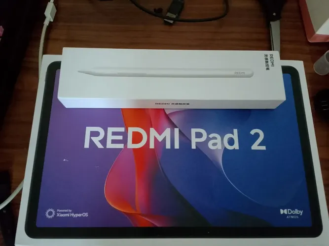 REDMI PAD 2 8GB DE RAM E 258GB DE ARMAZENAMENTO, COM CANETA ORIGNAL SMART PEN.