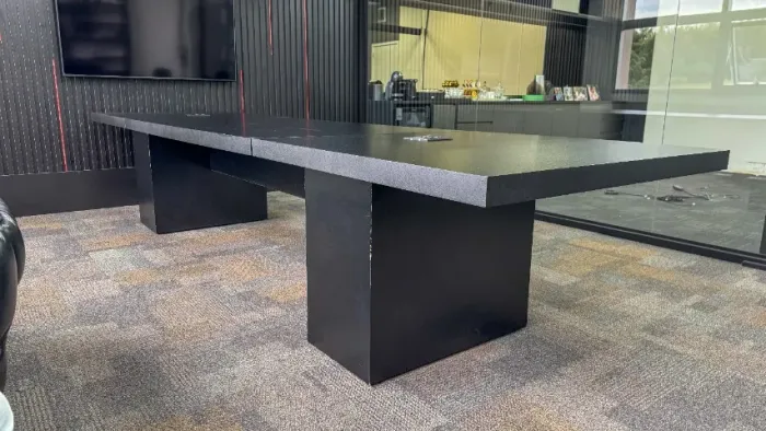 Mesa de Reunião MDF Preta