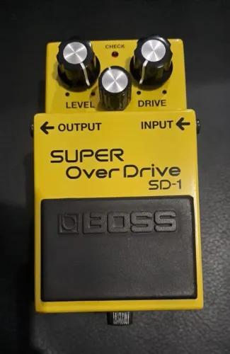 Pedal Boss Super Overdrive SD-1 zerado!