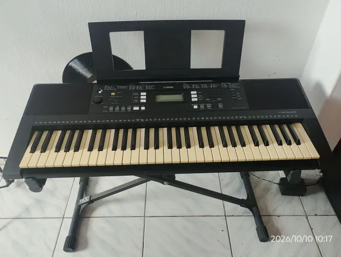 Teclado Yamaha prs e 343 - completo.
