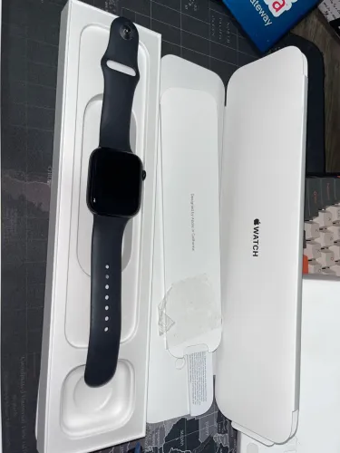 Apple Watch Series 8 Gps 45mm Meia-noite Com 6 Pulseiras 