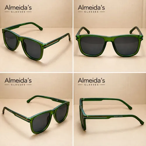 Oculos de Sol Marverik verde fosco.