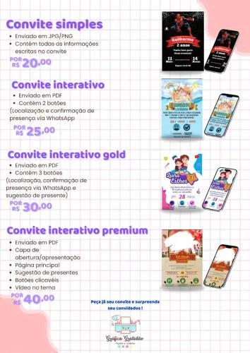 Convite virtual 