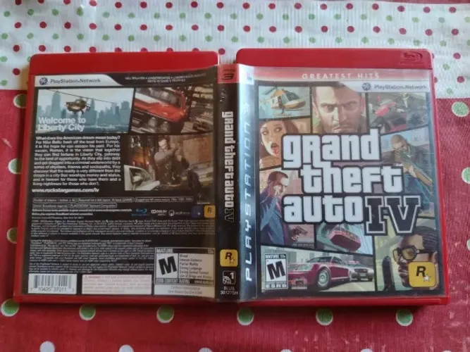 GTA 4 Greatest Hits Jogo Para Playstation 3 - Com Mapa